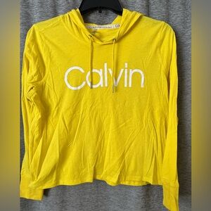 Calvin Klein Bright Yellow Hoodie